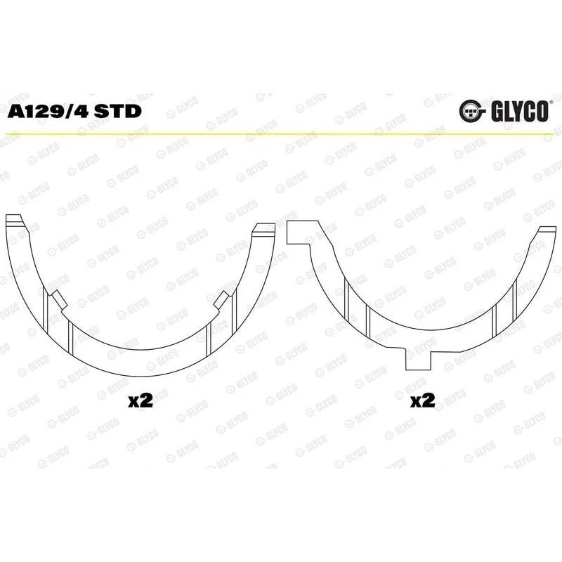 GLYCO KENAR AY YATAK  STD.  M102/111/601/611/646  İNCE TİP (A6010300062)