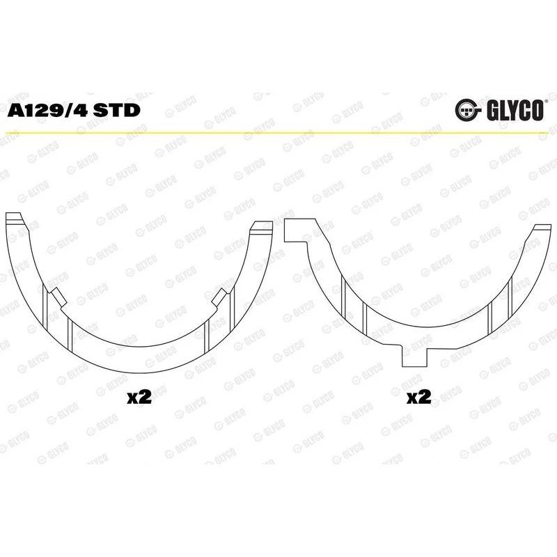 GLYCO KENAR AY YATAK  STD.  M102/111/601/611/646  İNCE TİP (A6010300062)