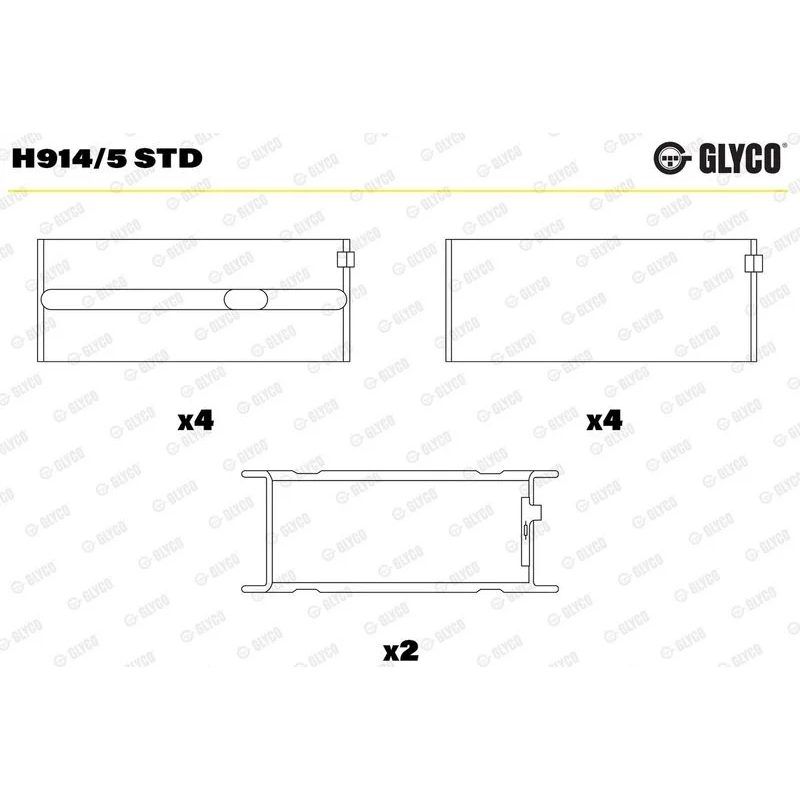 GLYCO YATAK 4 SİL. ANA STD        H796/5 (A6150300540)