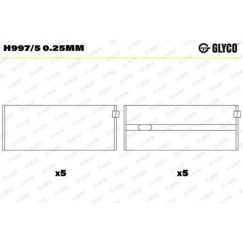 GLYCO YATAK 601 ANA 0.50 (A6010300640)