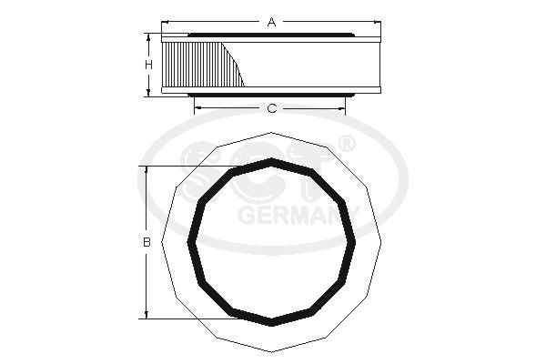 FILTRON FİLTRE (A0010940204)