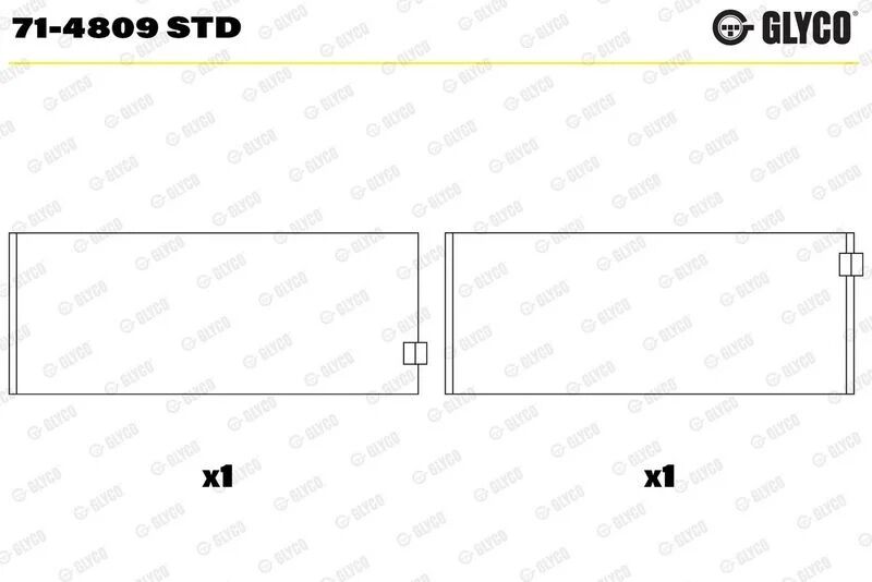 GLYCO YATAK 642 KOL STD 1 SILINDIR (A6420300260)