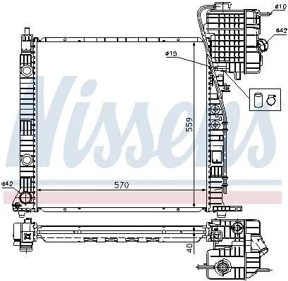 NISSENS SU RADYATÖRÜ W638 (A6385011601)