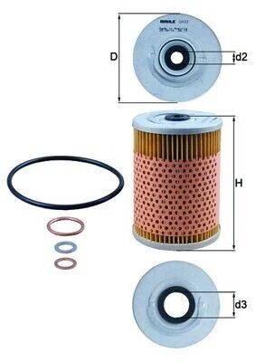 KNECHT YAĞ FİLTRESİ (A0001800609)
