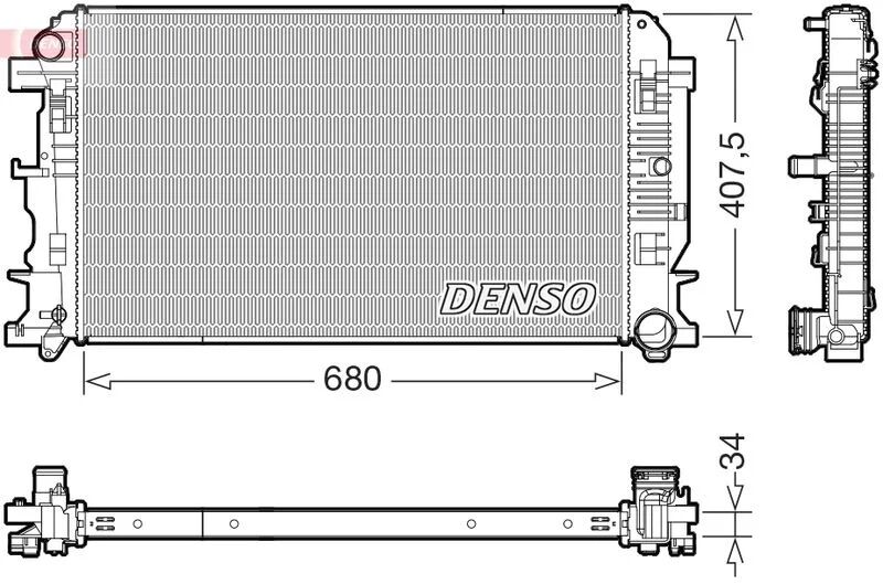 DENSO SU RADYATÖRÜ CRAFTER 906 SPRINTER 06-16 (A9065000102)