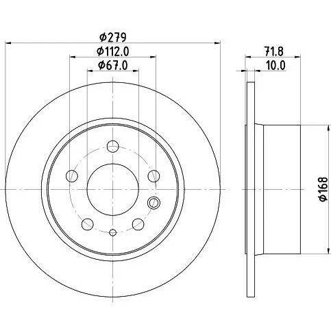 BREMBO FREN DİSKİ ARKA W115/W116/W123/W126 (08.1395.40)