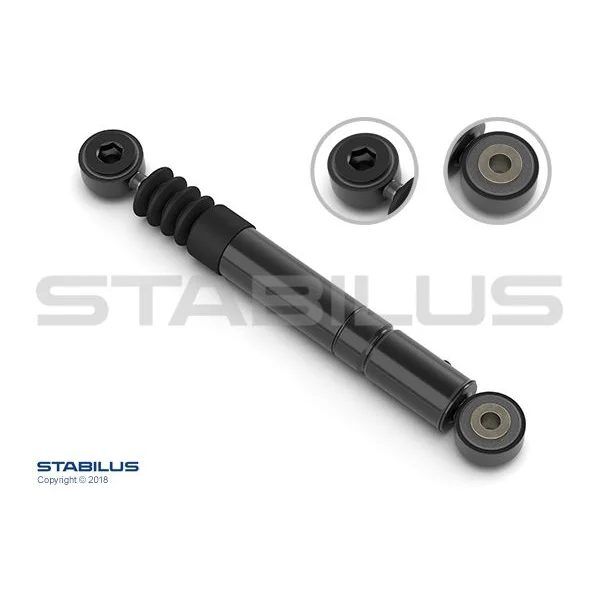 STABILUS GERGİ AMORTİSÖRÜ M102 124/201  (KÖRÜKLÜ) (A1022001414)