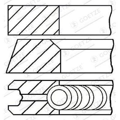 GOETZE SEKMAN 651 83.00 MM  2 * 1,75 * 2 (A6510300124)