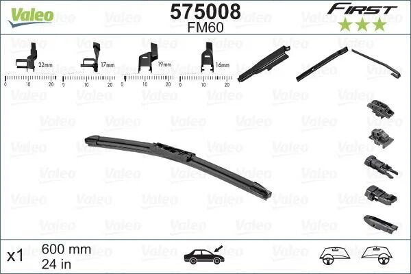 VALEO SİLECEK  TAKIM FLAT 204/207/212 (A2128201700)