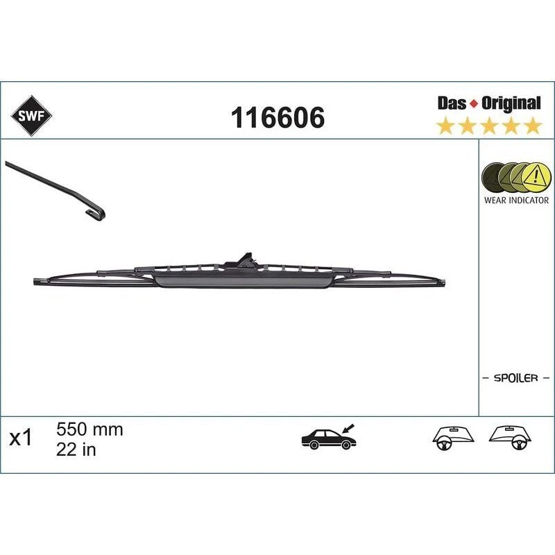 SWF SİLECEK 55 CM 163/SLK/A6/A8 SOL ( SPY ) > 116 610 (7711172854)