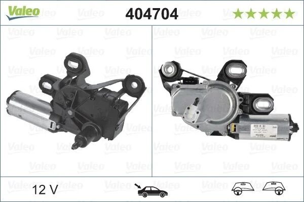 VALEO SİLECEK MOTORU 639 ARKA (A6398200408)
