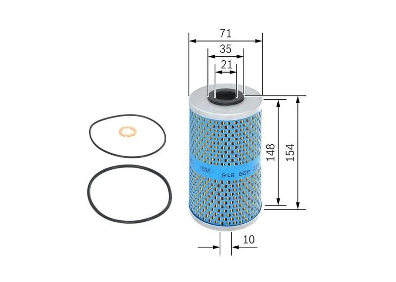 BOSCH YAĞ FİLİTRESİ 119   140-400/500 (A1191800009)