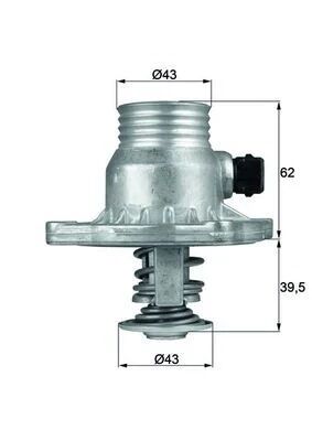 BEHR MAHLE TERMOSTAT ISI AYARLAYICI VALF M60 M70 (11531437526)