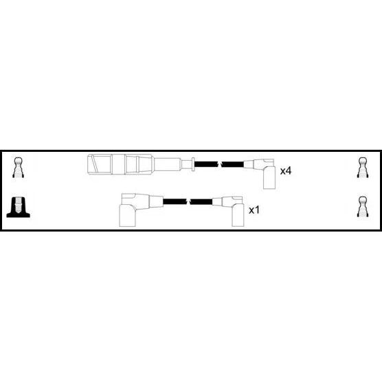 BOSCH BUJİ KABLO TAKIMI 102 (ZEF466) (A1021502018)