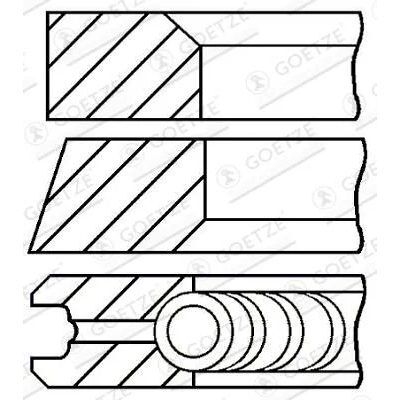 GOETZE SEKMAN 646 88.50 MM SPR/E270/S320 CDİ (A6460300124)