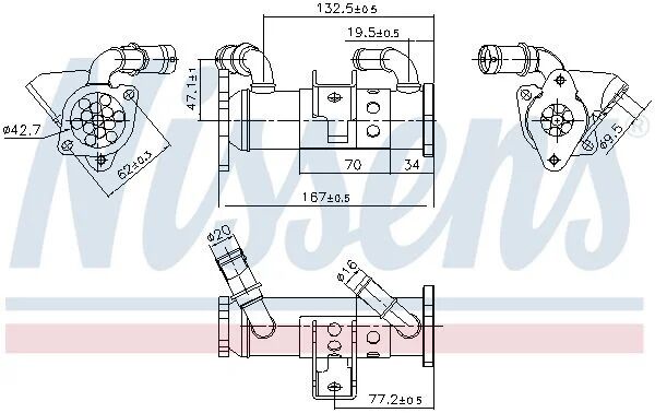 NISSENS EGR SOĞUTUCUSU SAĞ (LR003858)