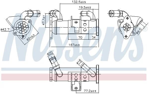 NISSENS EGR SOĞUTUCUSU SAĞ (LR003858)