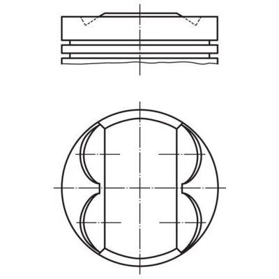 SONNE PISTON N52 N53 050 E60 E63 E64 E65 E70 E90 E92 E93 F10 F25 (11257536373)