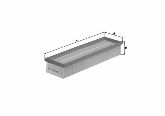 Mahle Knecht Hava Filtresi M120 W140 S600Se (A0030946804)