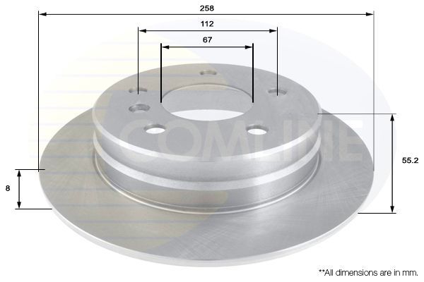 HELLA PAGID ARKA FREN DİSKİ. W168-414. (A1684230212)