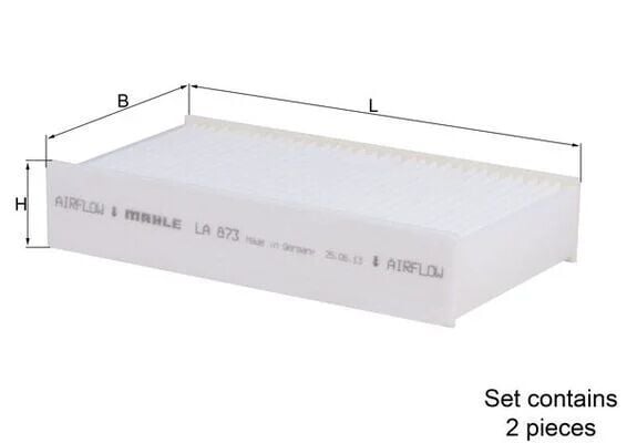 MAHLE KNECHT KLIMA FILTRESI F25 F26 TAKIM (64119237159)