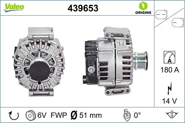 VALEO ŞARJ DİNAMOSU M651  W204/212 (A0131546802)